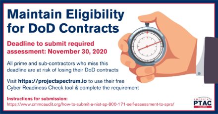 Maintain Eligibility for DoD contracts
